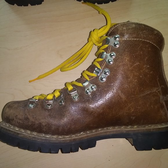 Vintage Asolo Hiking Boots Brn Leather men\'s 5.5 main image 11